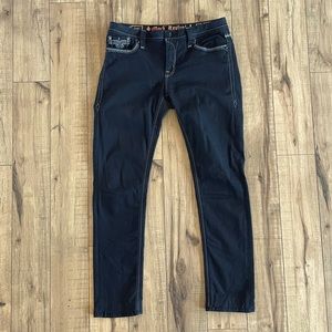 Rock Revival Women’s black embellished jeans sz 32